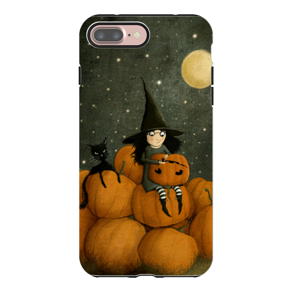 iPhone Tough Case - Pumpkin Witch By Maja Lindberg