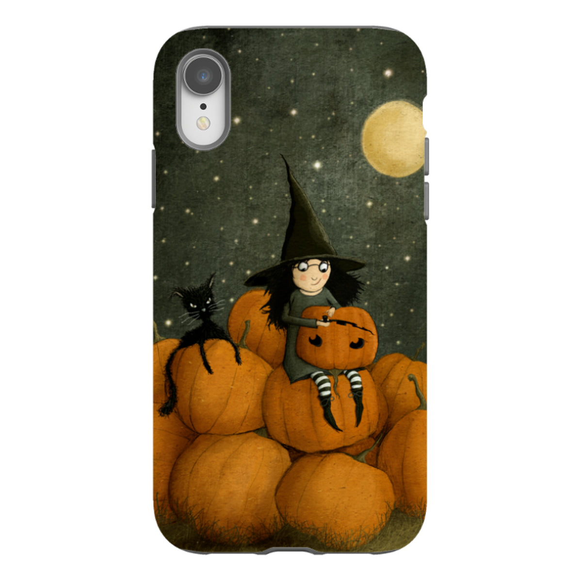 iPhone Tough Case - Pumpkin Witch By Maja Lindberg