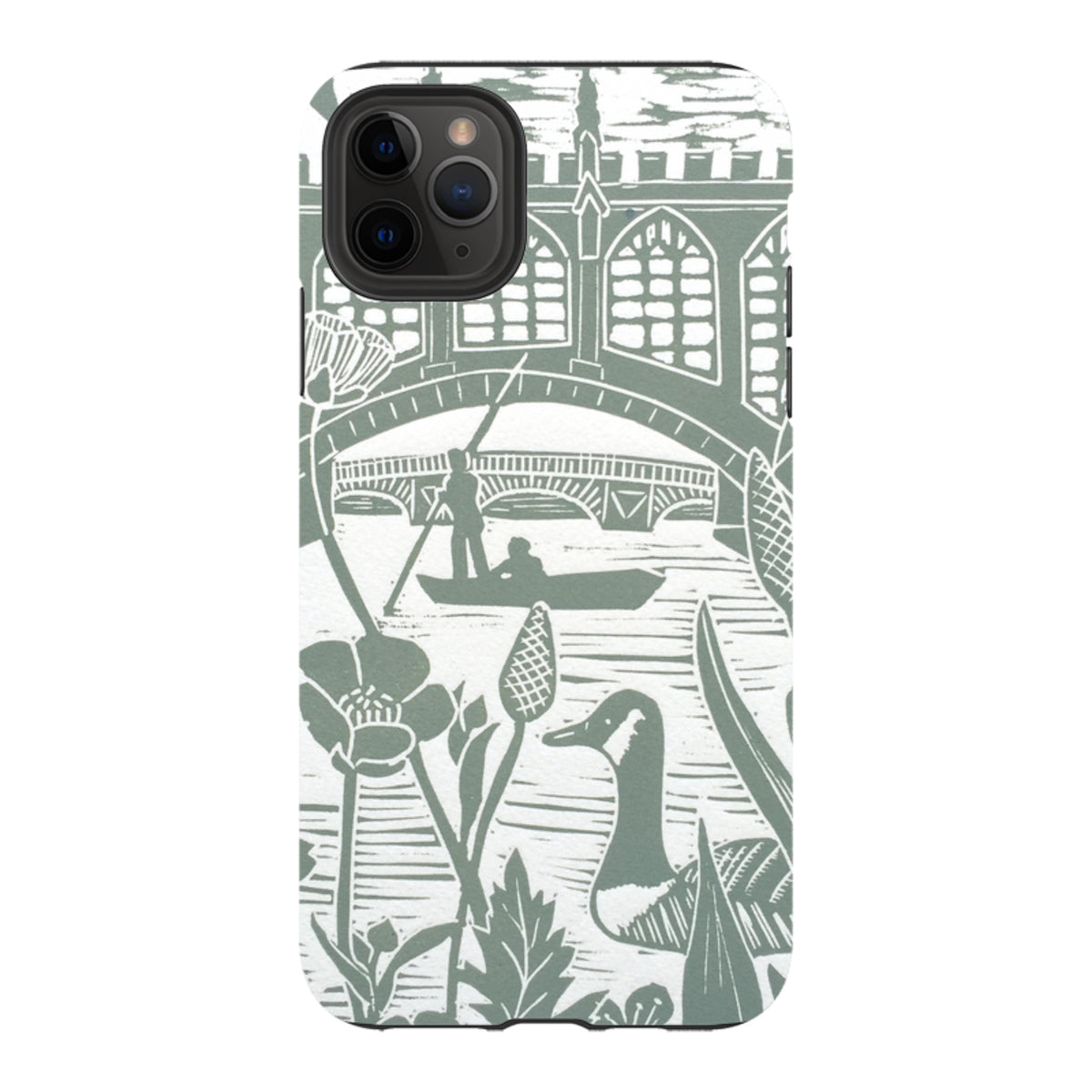 iPhone Tough Case - Punting At Cambridge By Kate Heiss