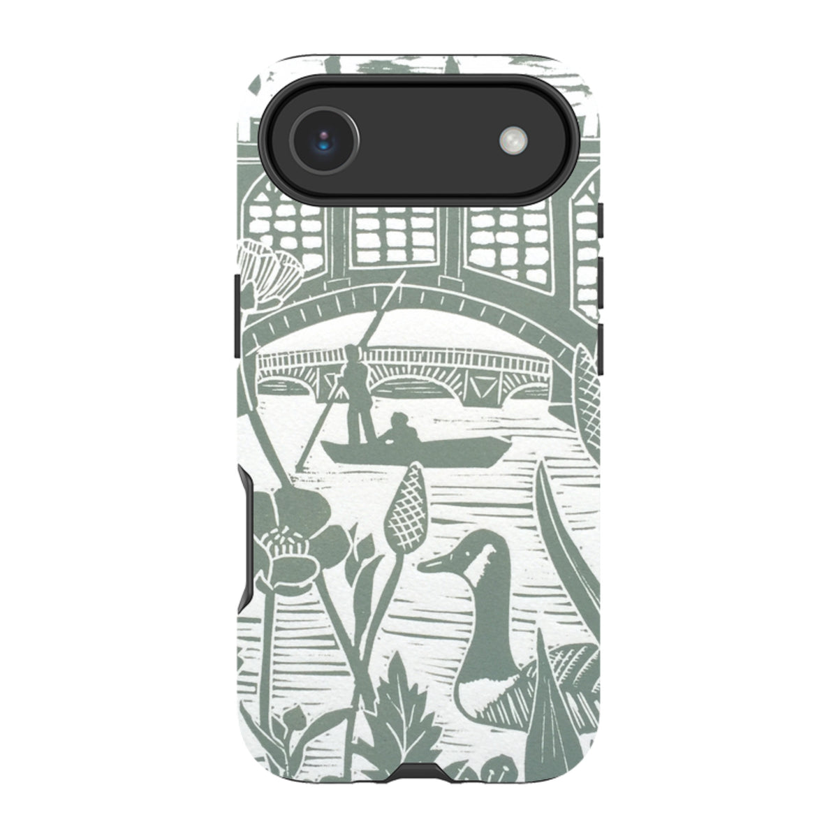 iPhone Tough Case - Punting At Cambridge By Kate Heiss