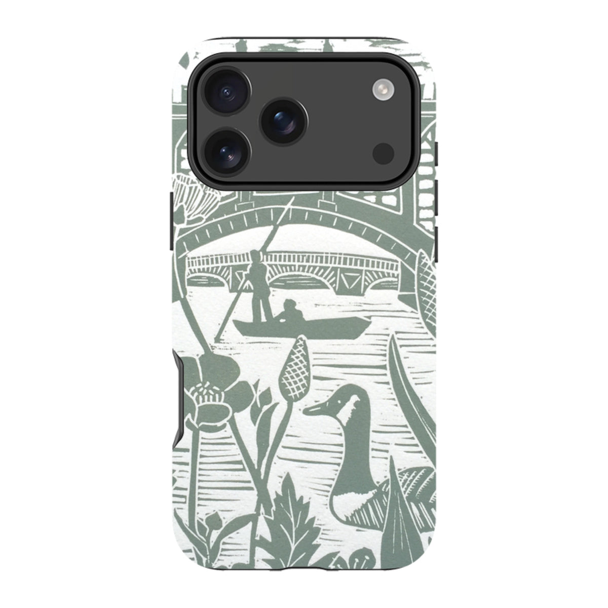 iPhone Tough Case - Punting At Cambridge By Kate Heiss