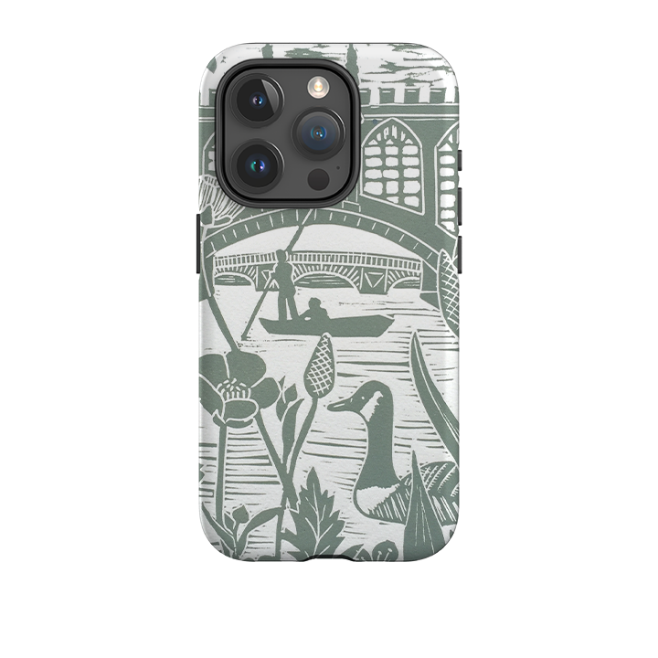 iPhone Tough Case - Punting At Cambridge By Kate Heiss