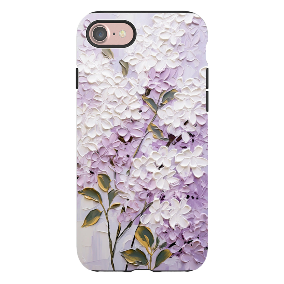 iPhone Tough Case - Purple Floral II