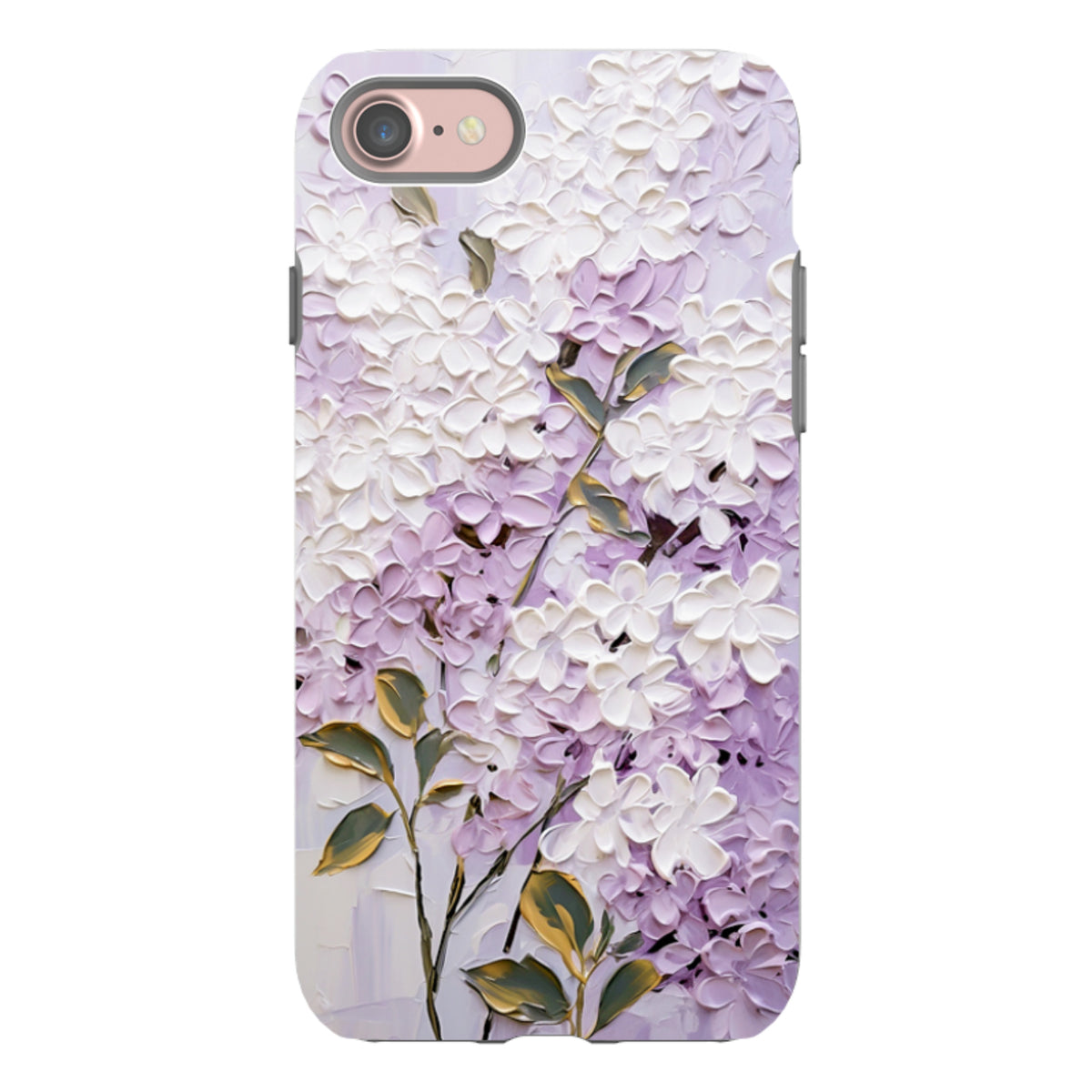 iPhone Tough Case - Purple Floral II