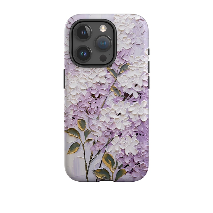 iPhone Tough Case - Purple Floral II