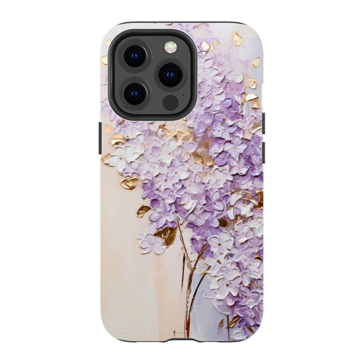 iPhone Tough Case - Purple Floral