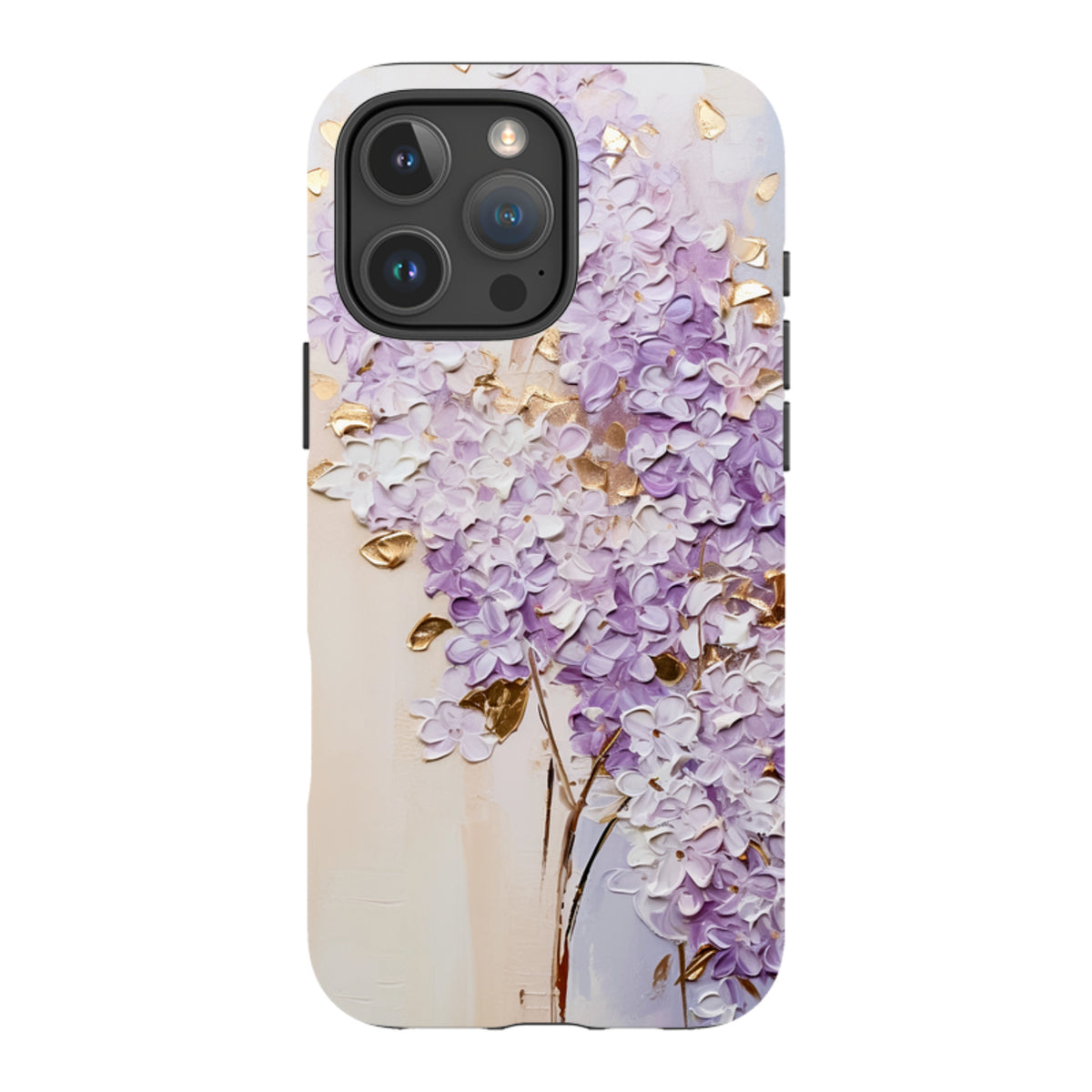 iPhone Tough Case - Purple Floral