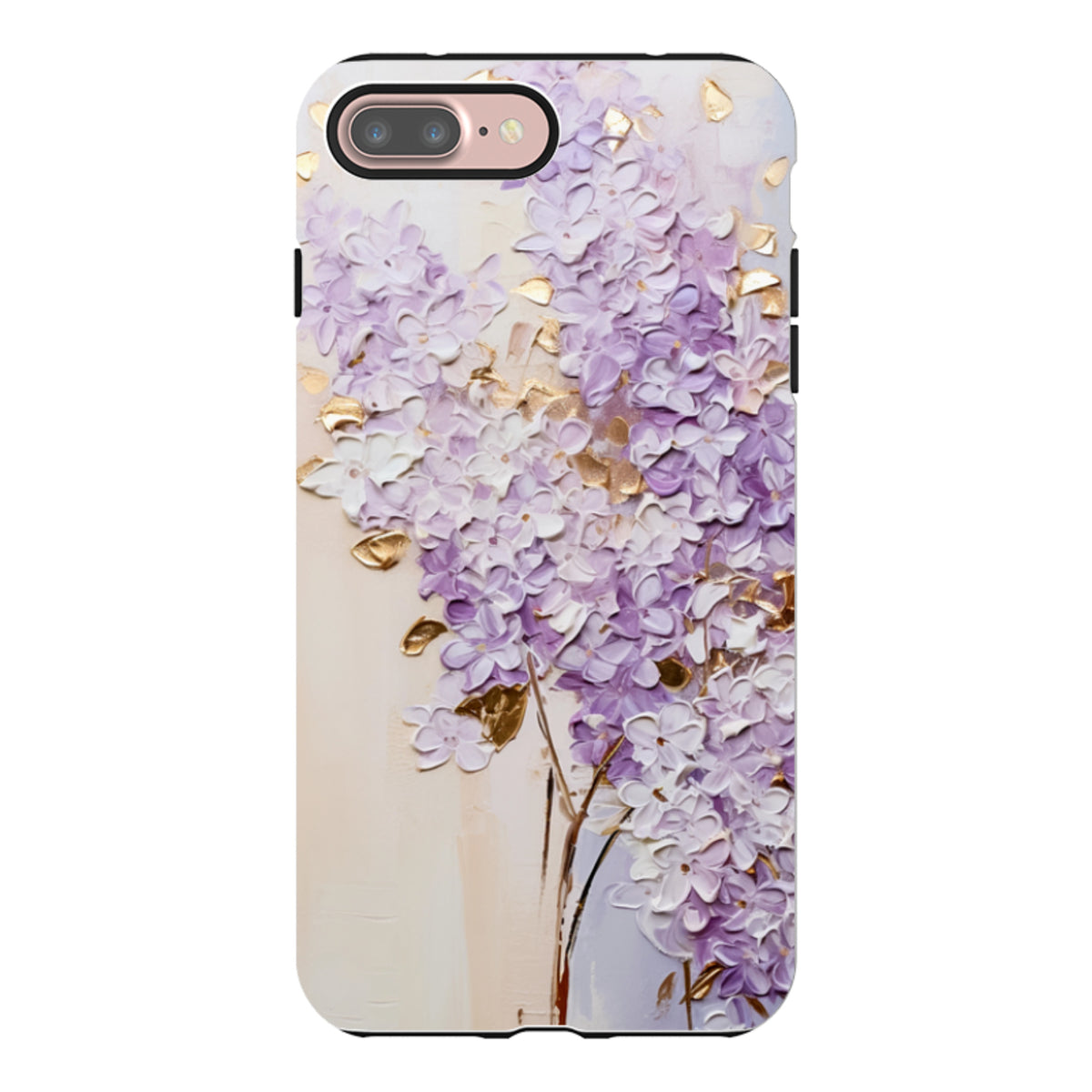 iPhone Tough Case - Purple Floral