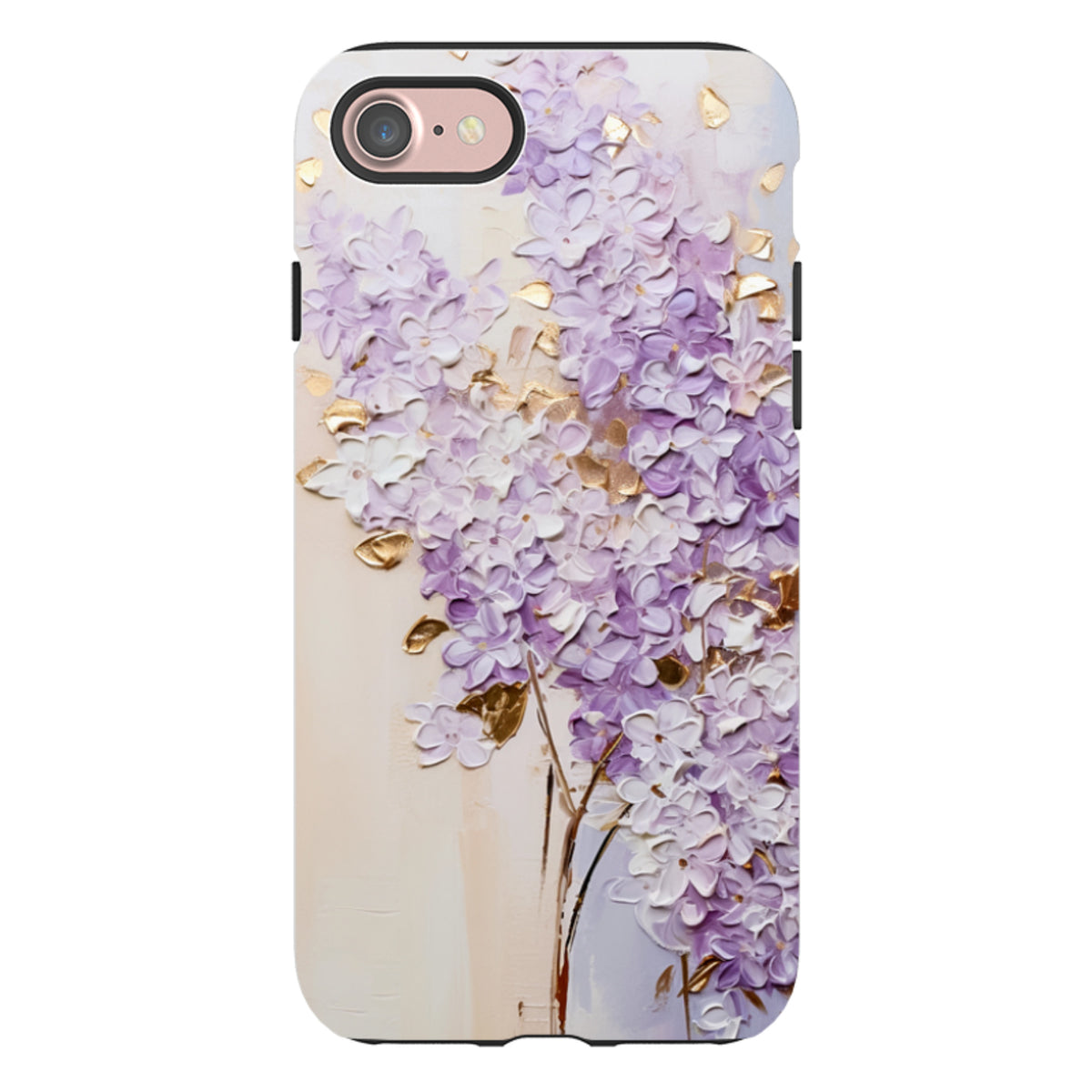 iPhone Tough Case - Purple Floral