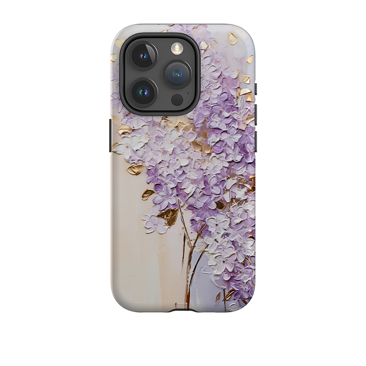 iPhone Tough Case - Purple Floral