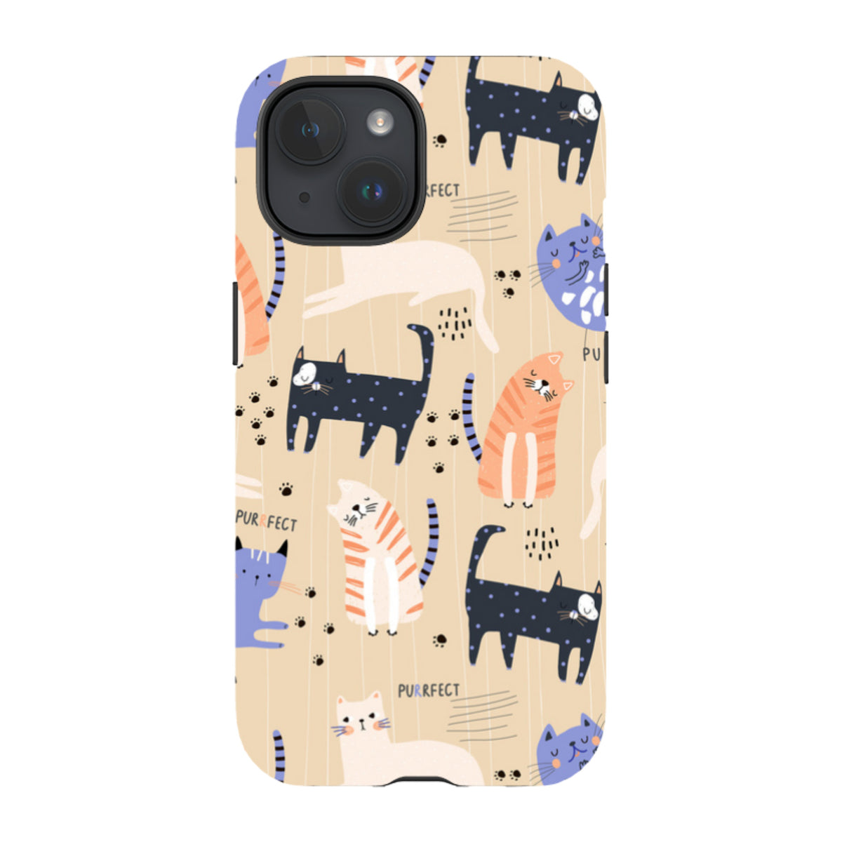 iPhone Tough Case - Purrfect