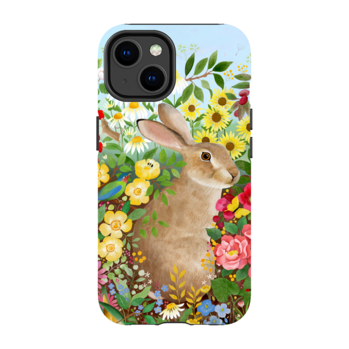 iPhone Tough Case – Kaninchengarten von Bex Parkin