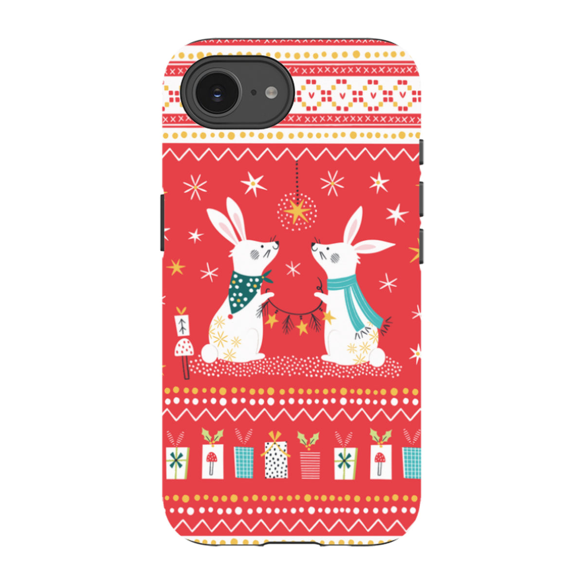 iPhone Tough Case - Rabbits By Ali Brookes