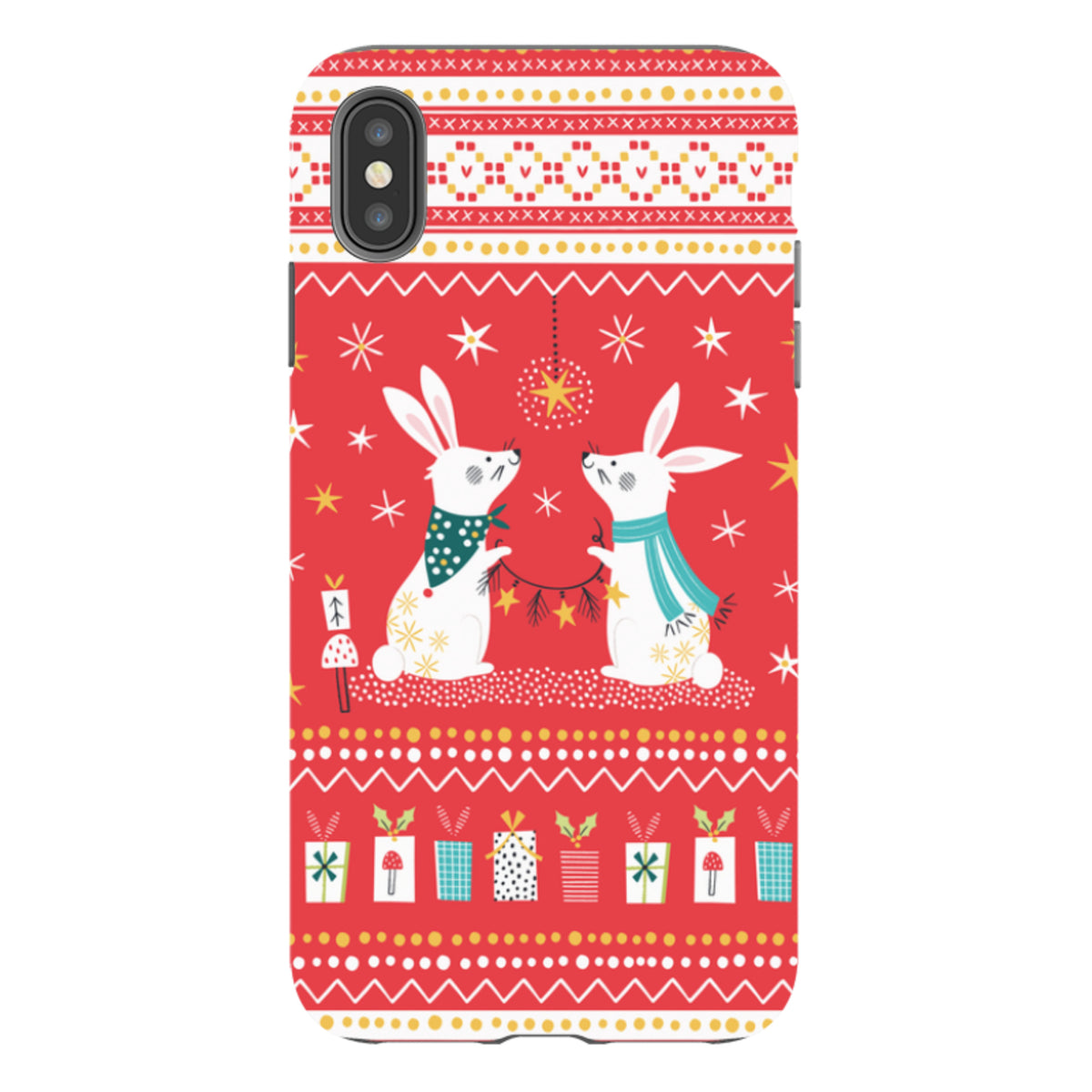 iPhone Tough Case - Rabbits By Ali Brookes