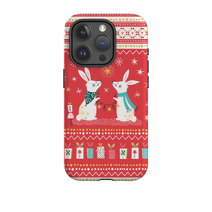 iPhone Tough Case - Rabbits By Ali Brookes