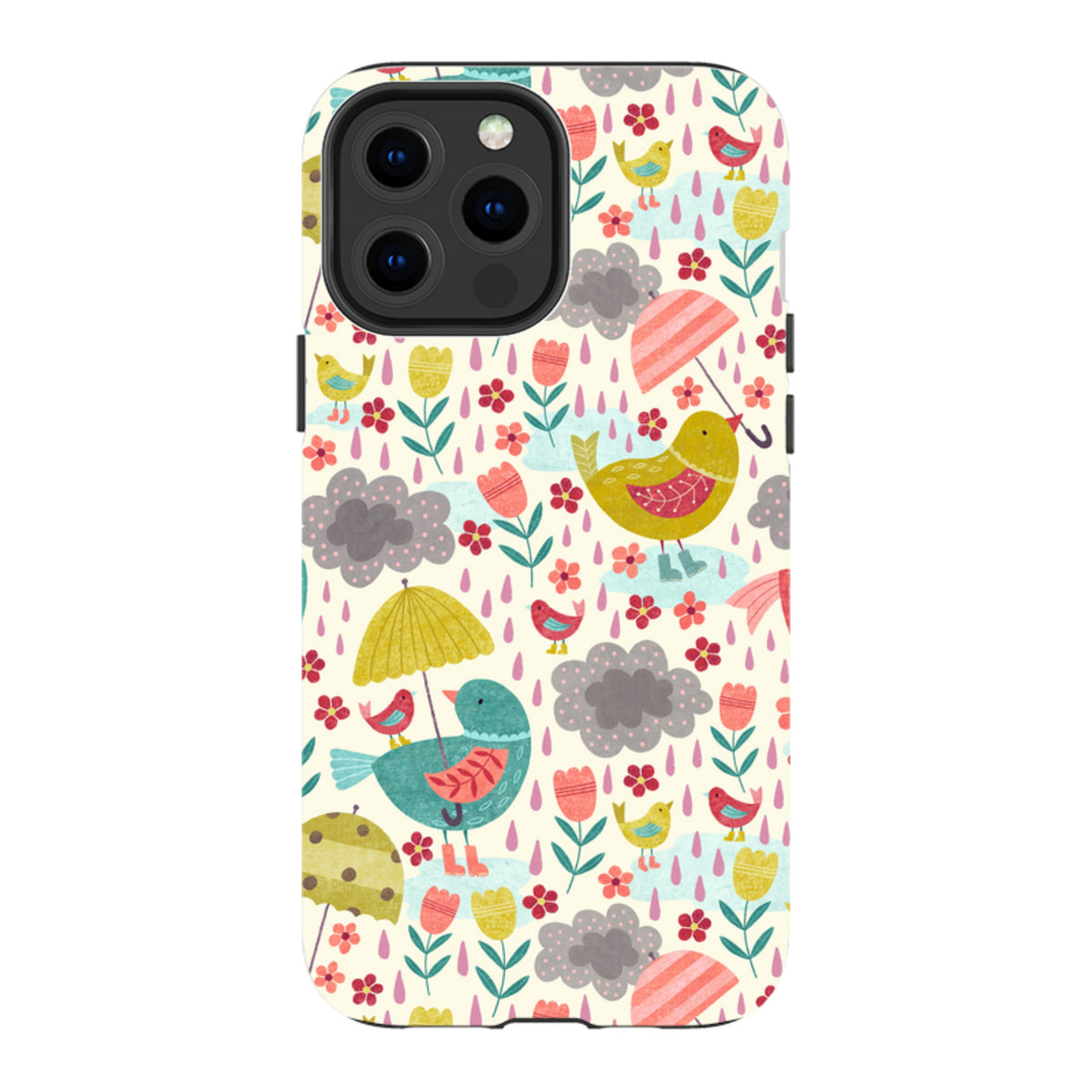 iPhone Tough Case - Rain Birds By Suzy Taylor