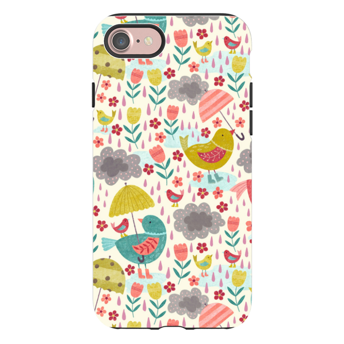 iPhone Tough Case - Rain Birds By Suzy Taylor