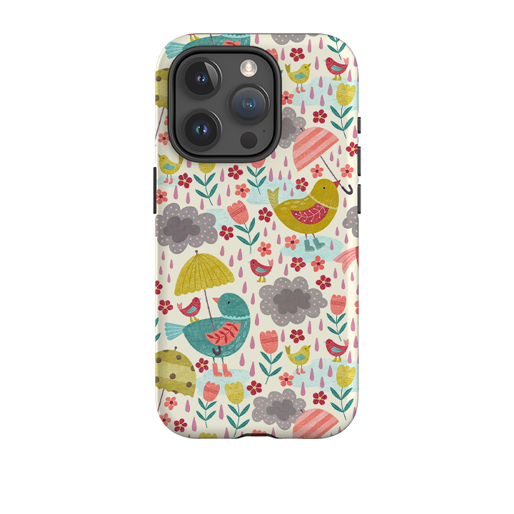 iPhone Tough Case - Rain Birds By Suzy Taylor