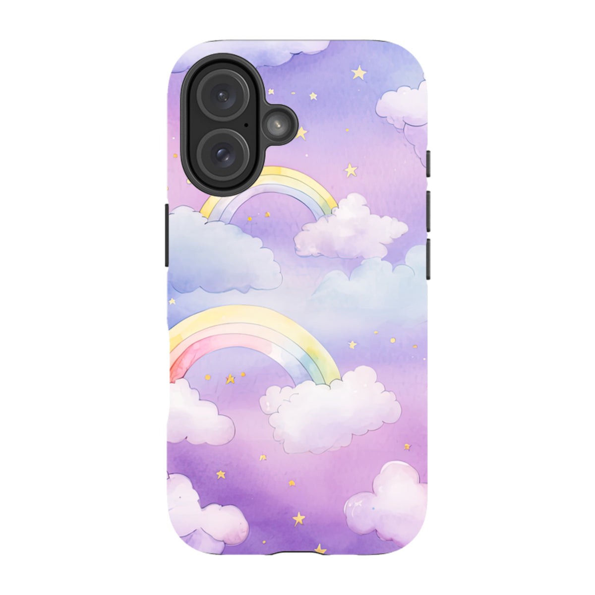 iPhone Tough Case - Rainbow Clouds III