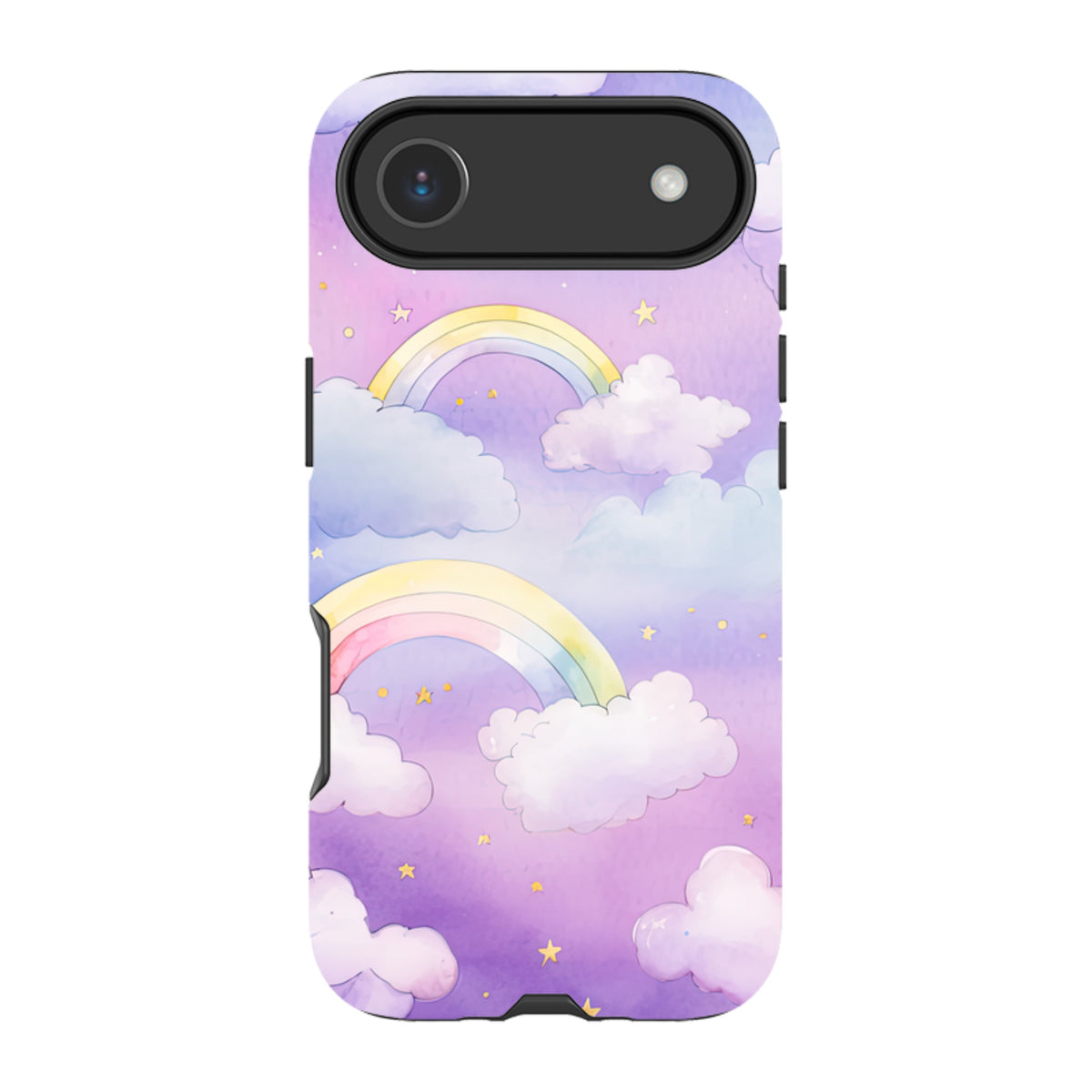 iPhone Tough Case - Rainbow Clouds III