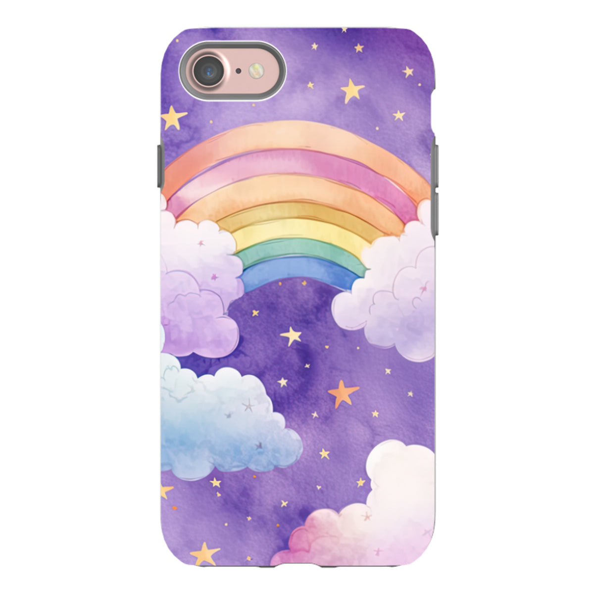 iPhone Tough Case - Rainbow Clouds