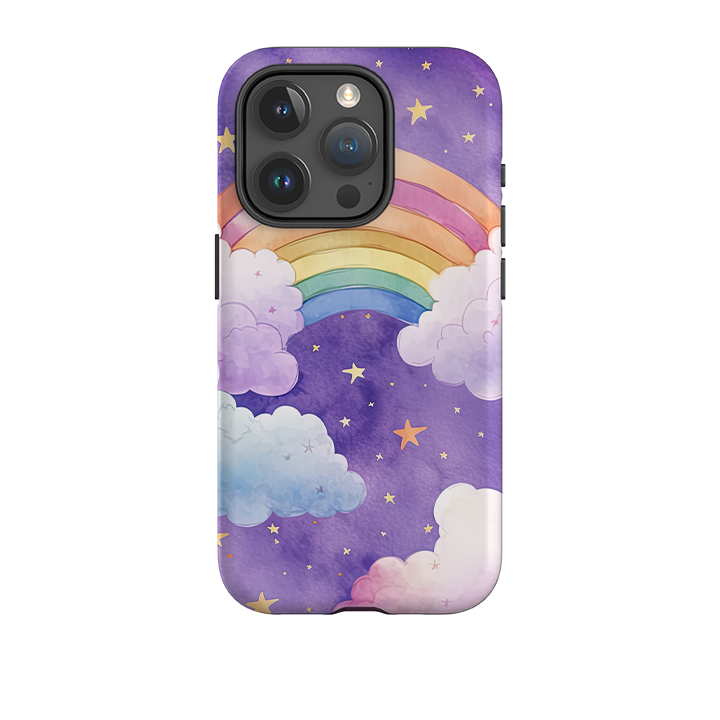 iPhone Tough Case - Rainbow Clouds