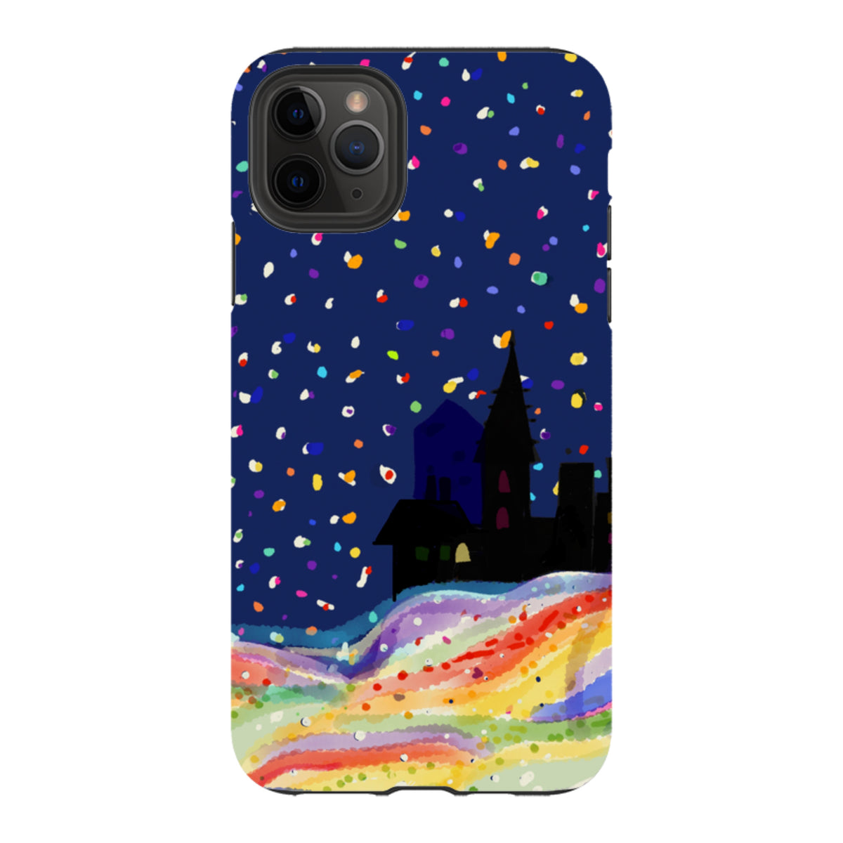Здрав кейс за iPhone - Rainbow Snow от Сара Кембъл