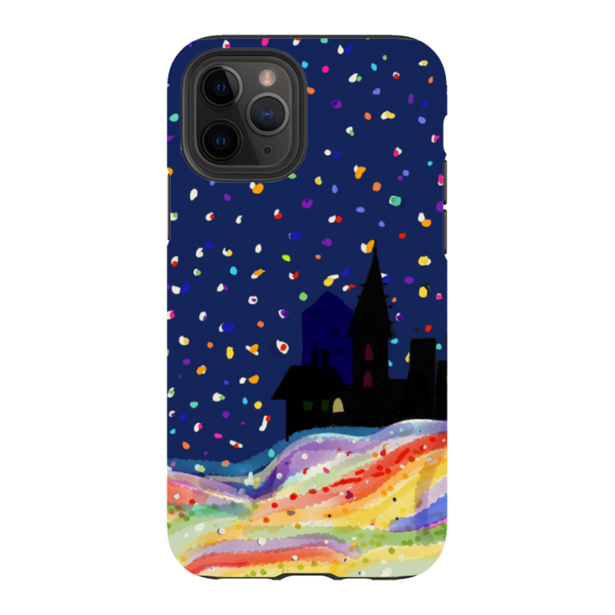 Здрав кейс за iPhone - Rainbow Snow от Сара Кембъл
