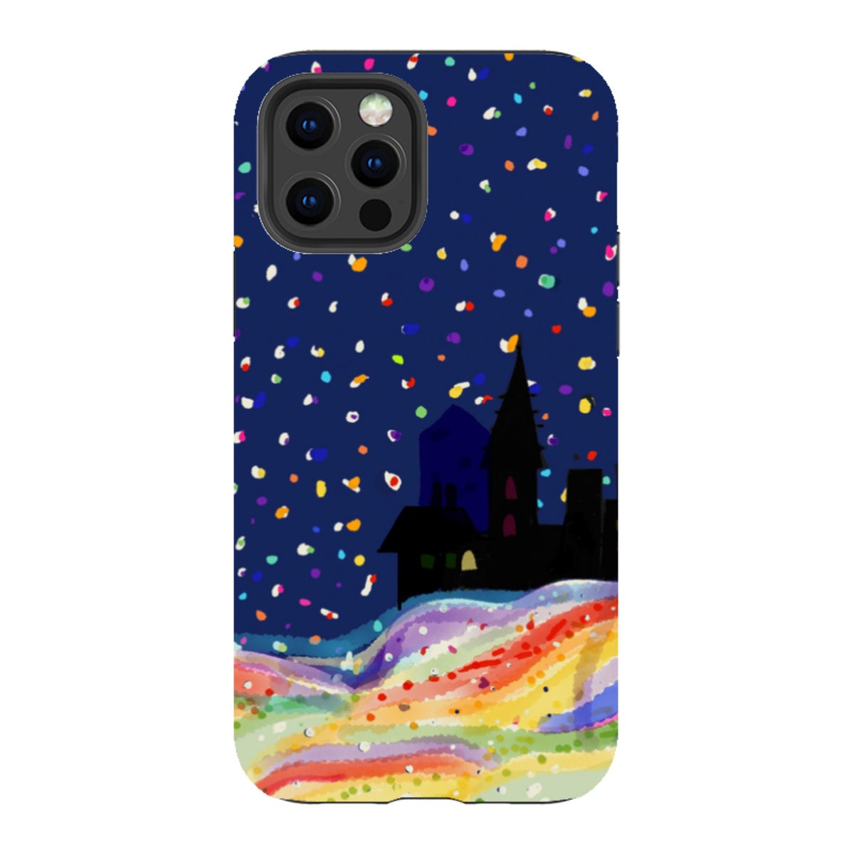 Здрав кейс за iPhone - Rainbow Snow от Сара Кембъл