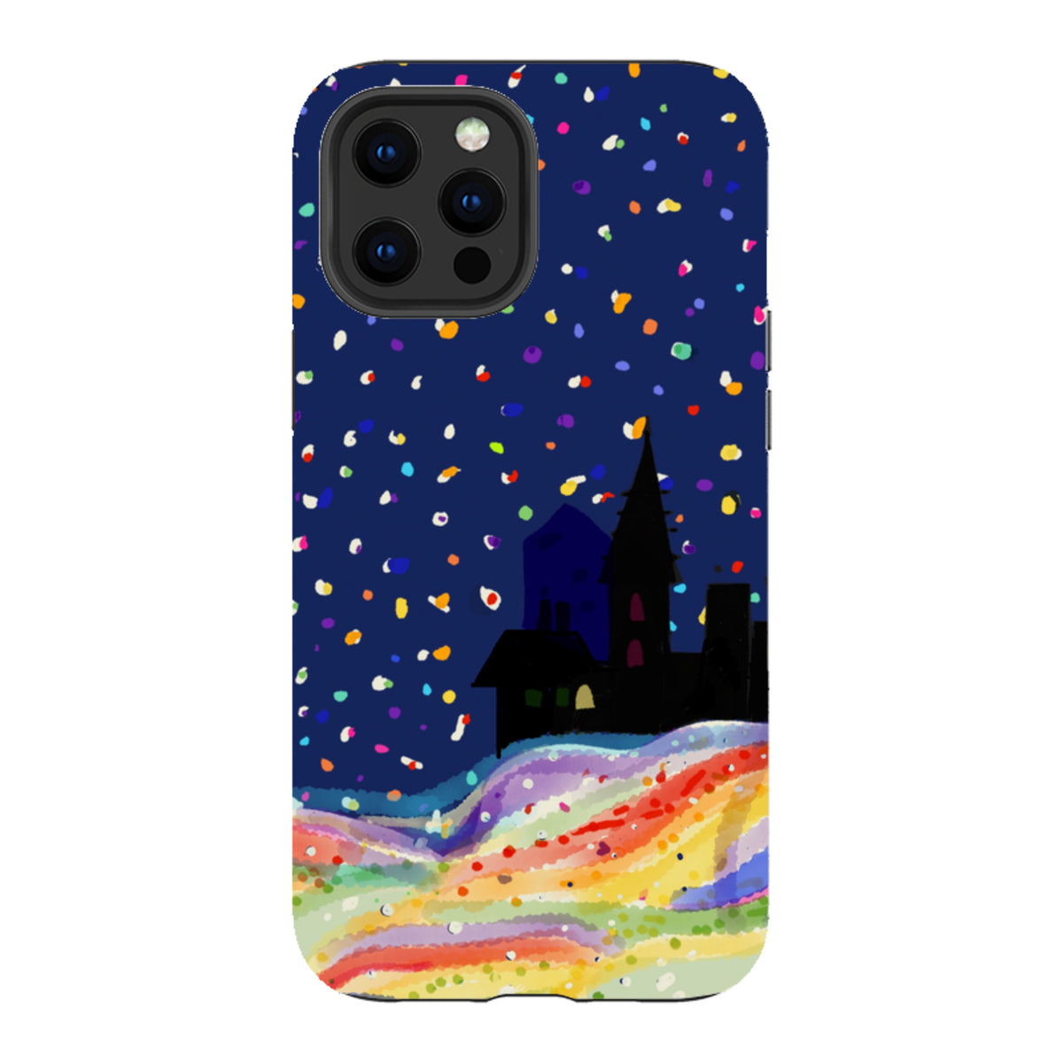 Здрав кейс за iPhone - Rainbow Snow от Сара Кембъл