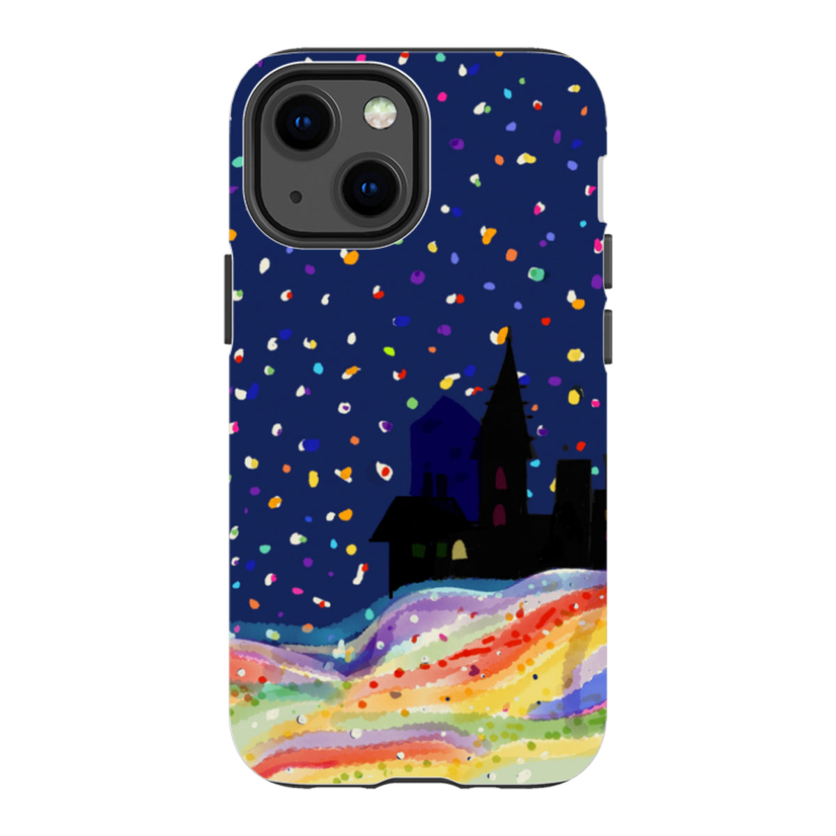 Здрав кейс за iPhone - Rainbow Snow от Сара Кембъл