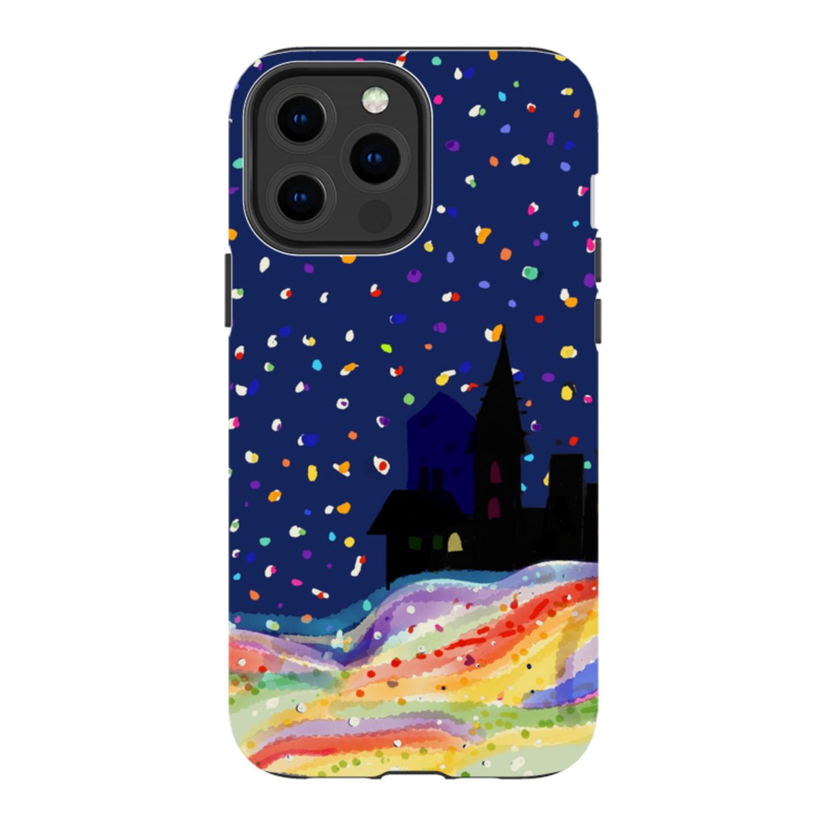 Здрав кейс за iPhone - Rainbow Snow от Сара Кембъл