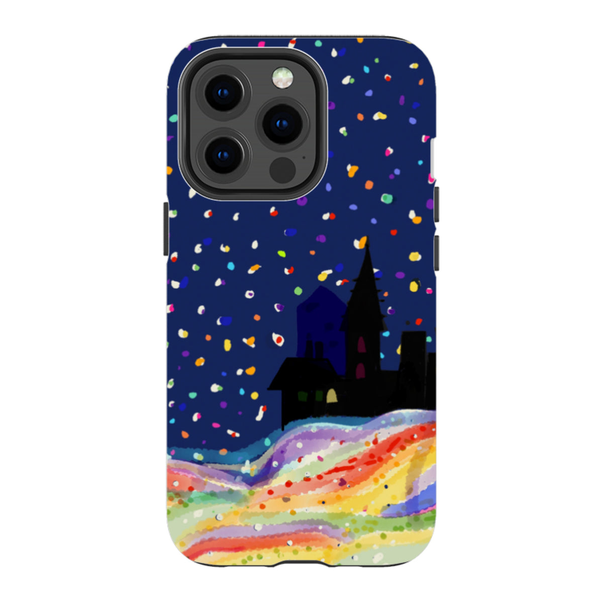 Здрав кейс за iPhone - Rainbow Snow от Сара Кембъл