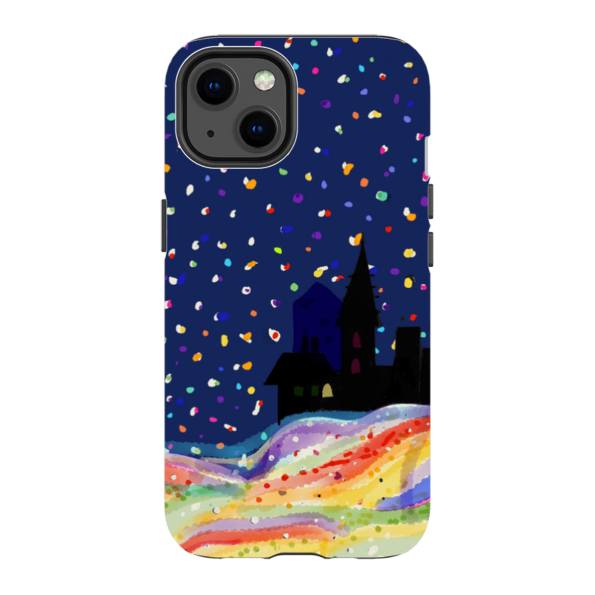 Здрав кейс за iPhone - Rainbow Snow от Сара Кембъл