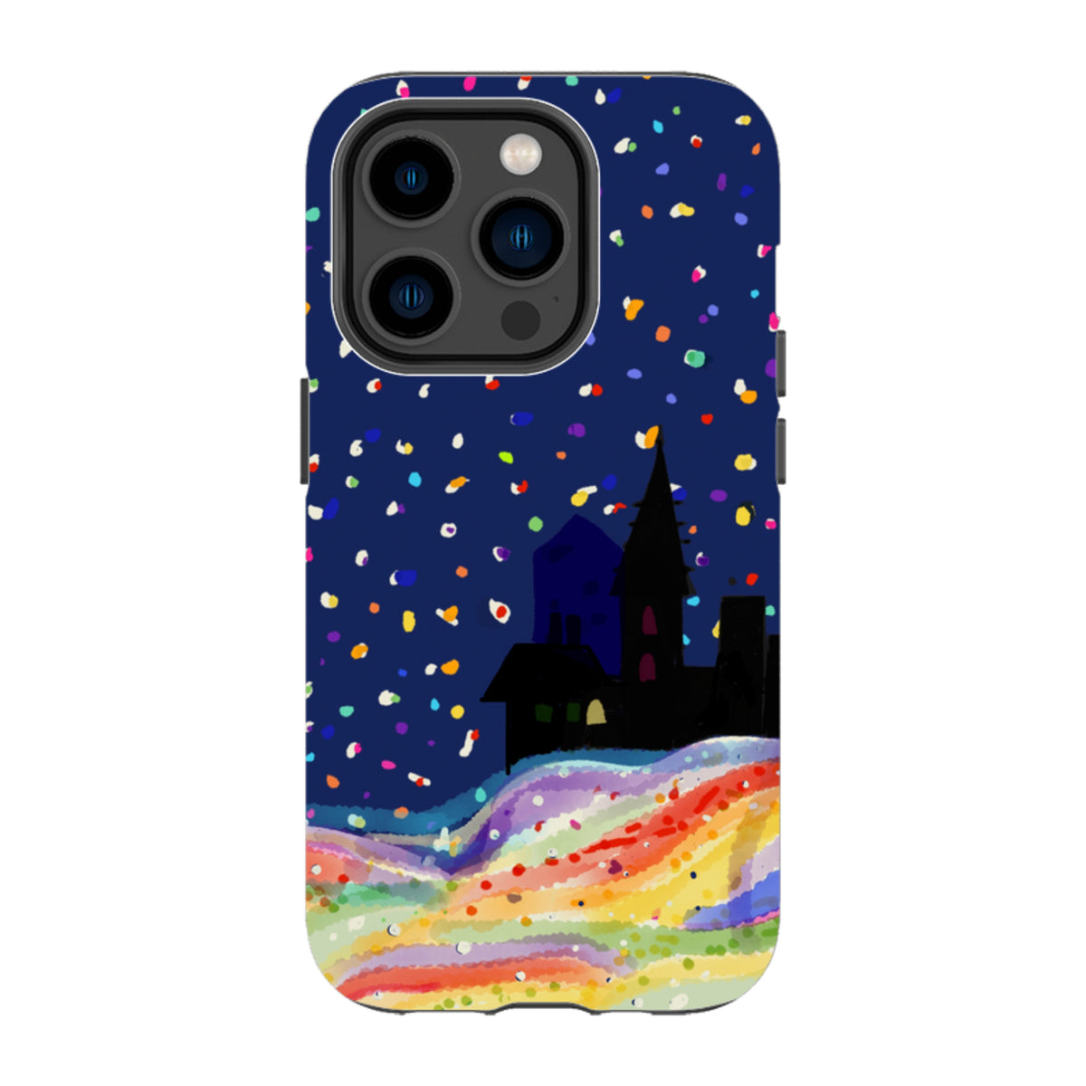 Здрав кейс за iPhone - Rainbow Snow от Сара Кембъл