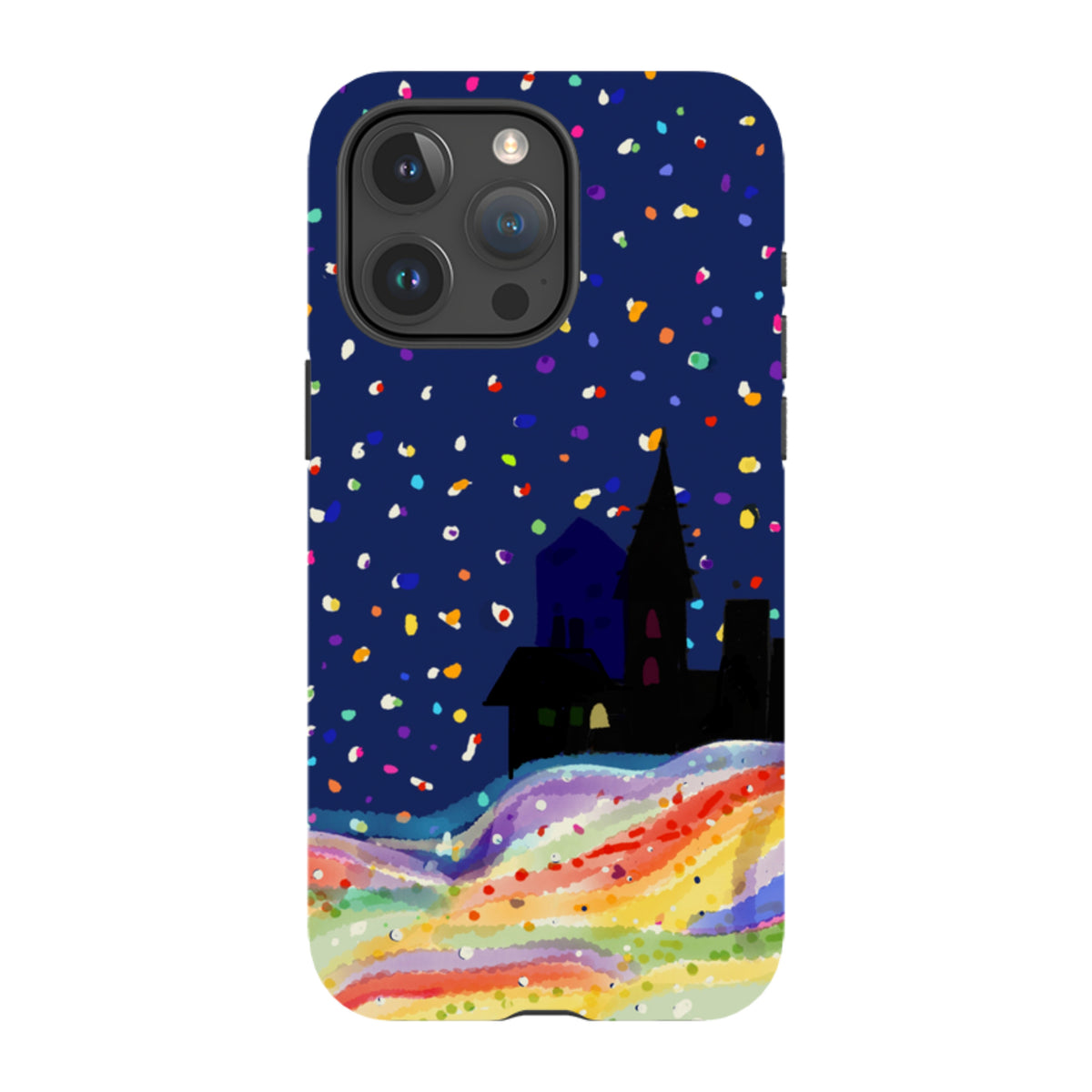 Здрав кейс за iPhone - Rainbow Snow от Сара Кембъл