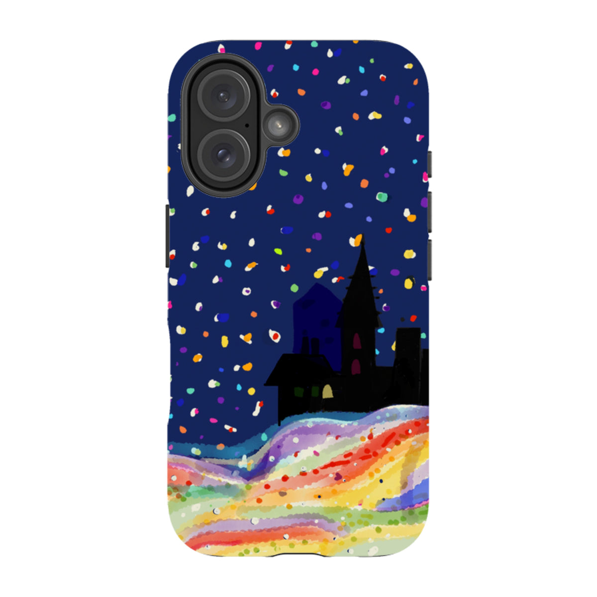 Здрав кейс за iPhone - Rainbow Snow от Сара Кембъл