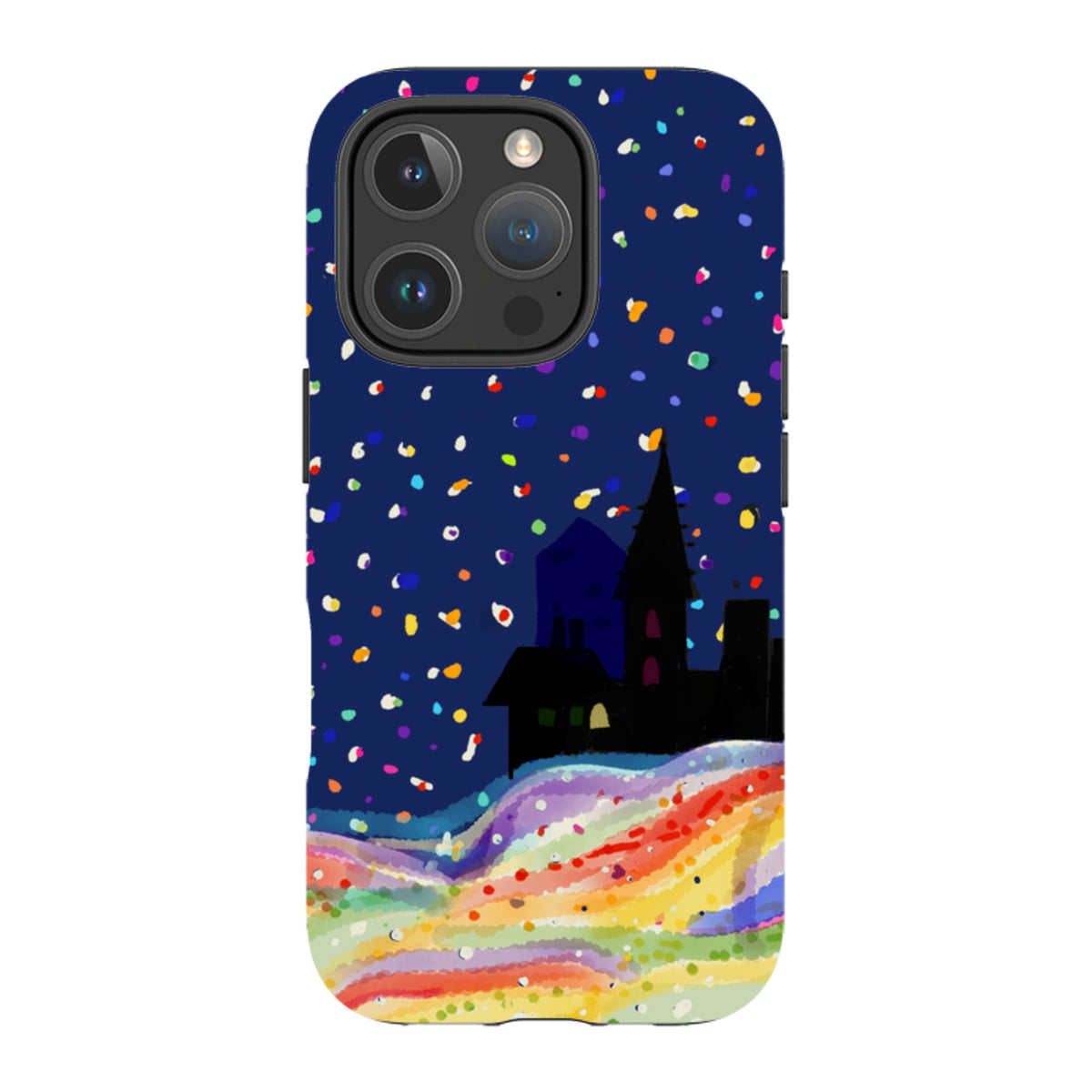 Здрав кейс за iPhone - Rainbow Snow от Сара Кембъл