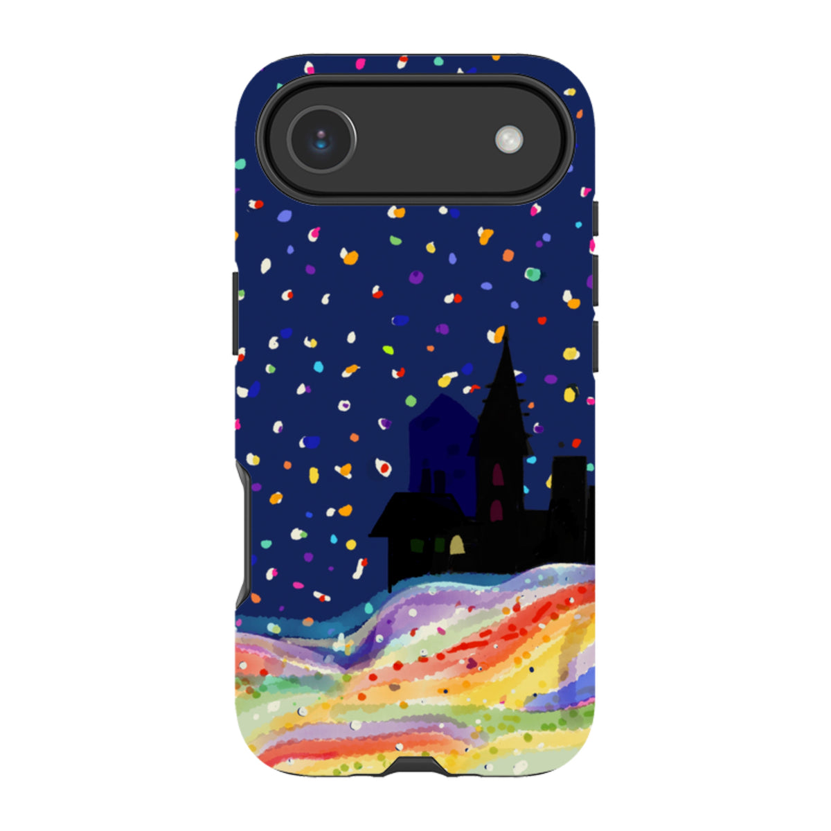 Здрав кейс за iPhone - Rainbow Snow от Сара Кембъл