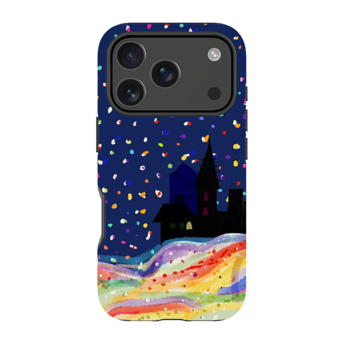 Здрав кейс за iPhone - Rainbow Snow от Сара Кембъл