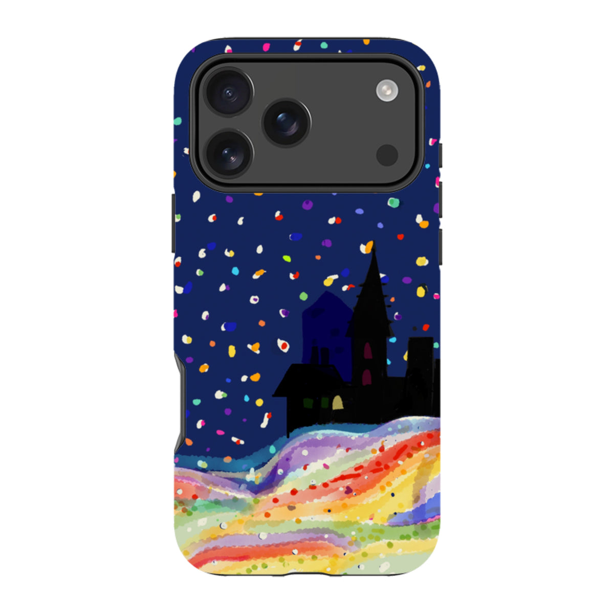 Здрав кейс за iPhone - Rainbow Snow от Сара Кембъл