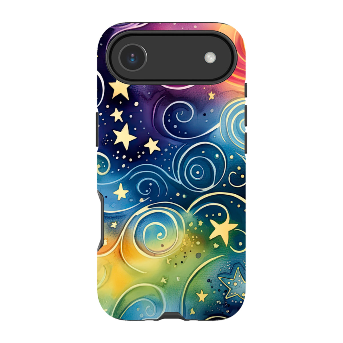 iPhone Tough Case - Rainbow Stars