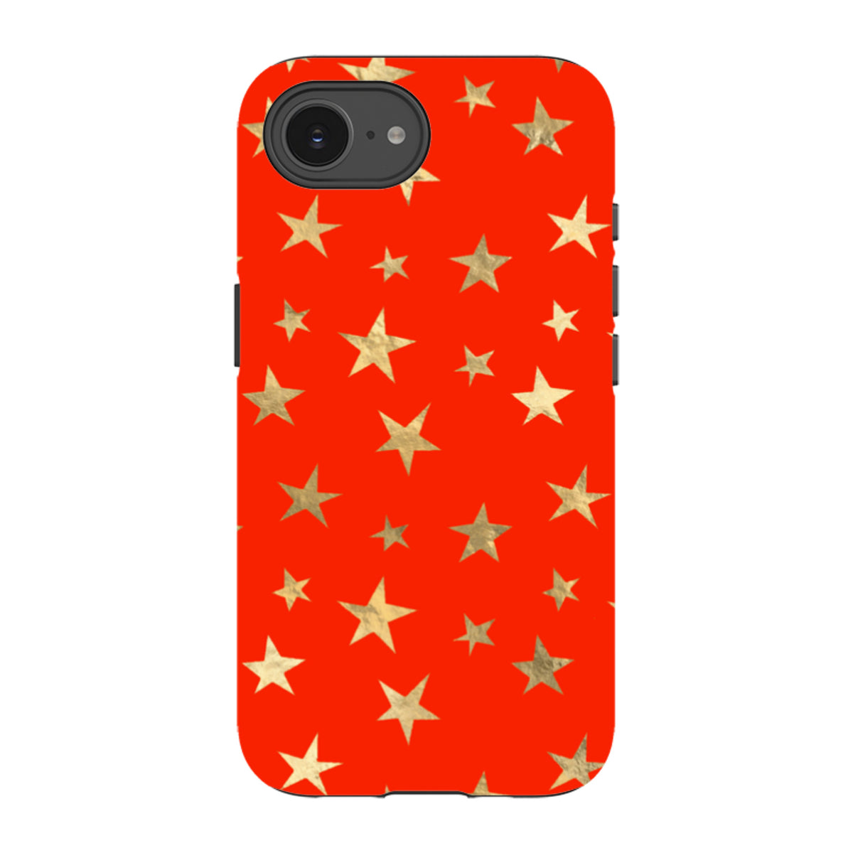 iPhone Tough Case - Red and Gold Stars