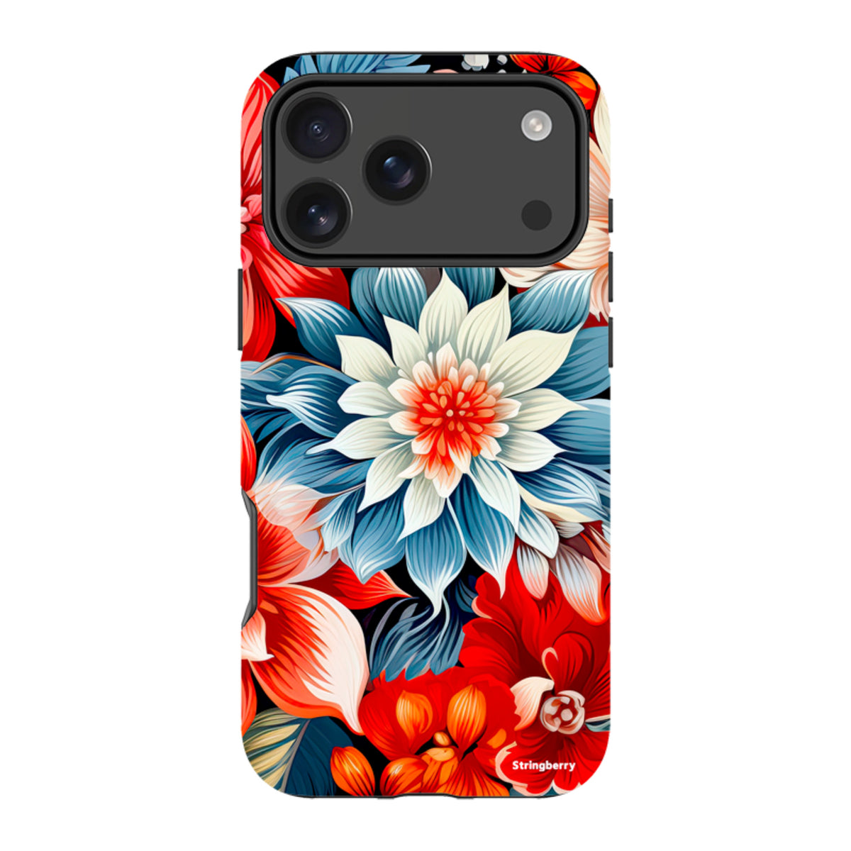 iPhone Tough Case - Red Bells II