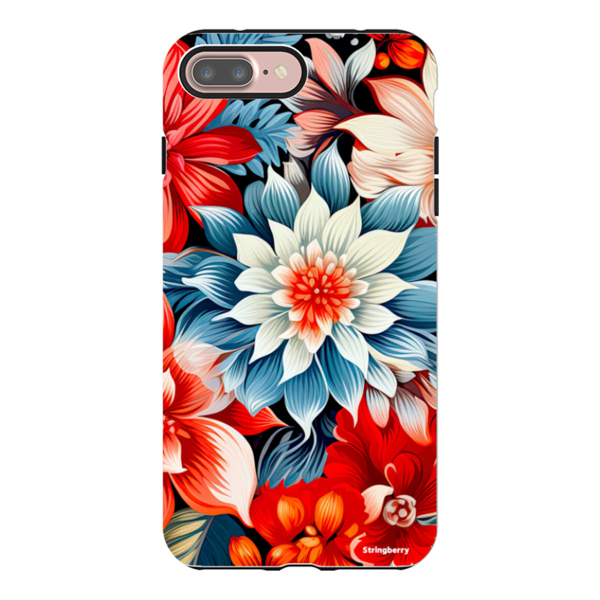 iPhone Tough Case - Red Bells II