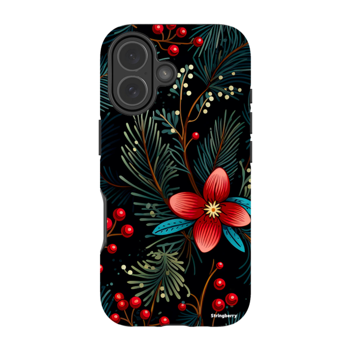 iPhone Tough Case - Red Berries