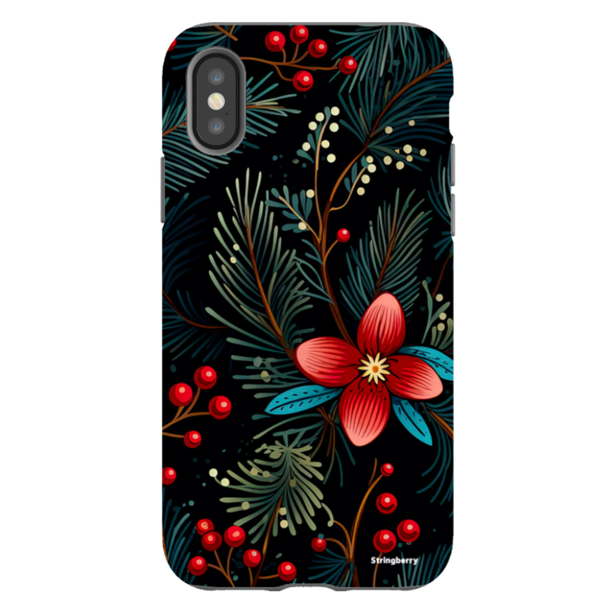 iPhone Tough Case - Red Berries