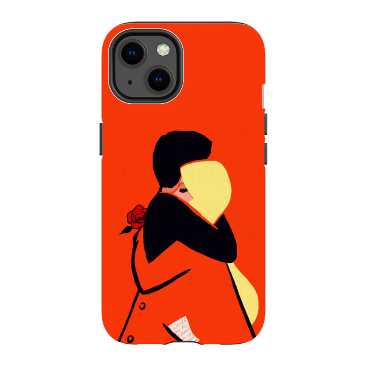 iPhone Tough Case - Red Embrace