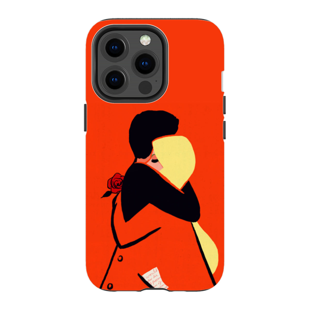 iPhone Tough Case - Red Embrace