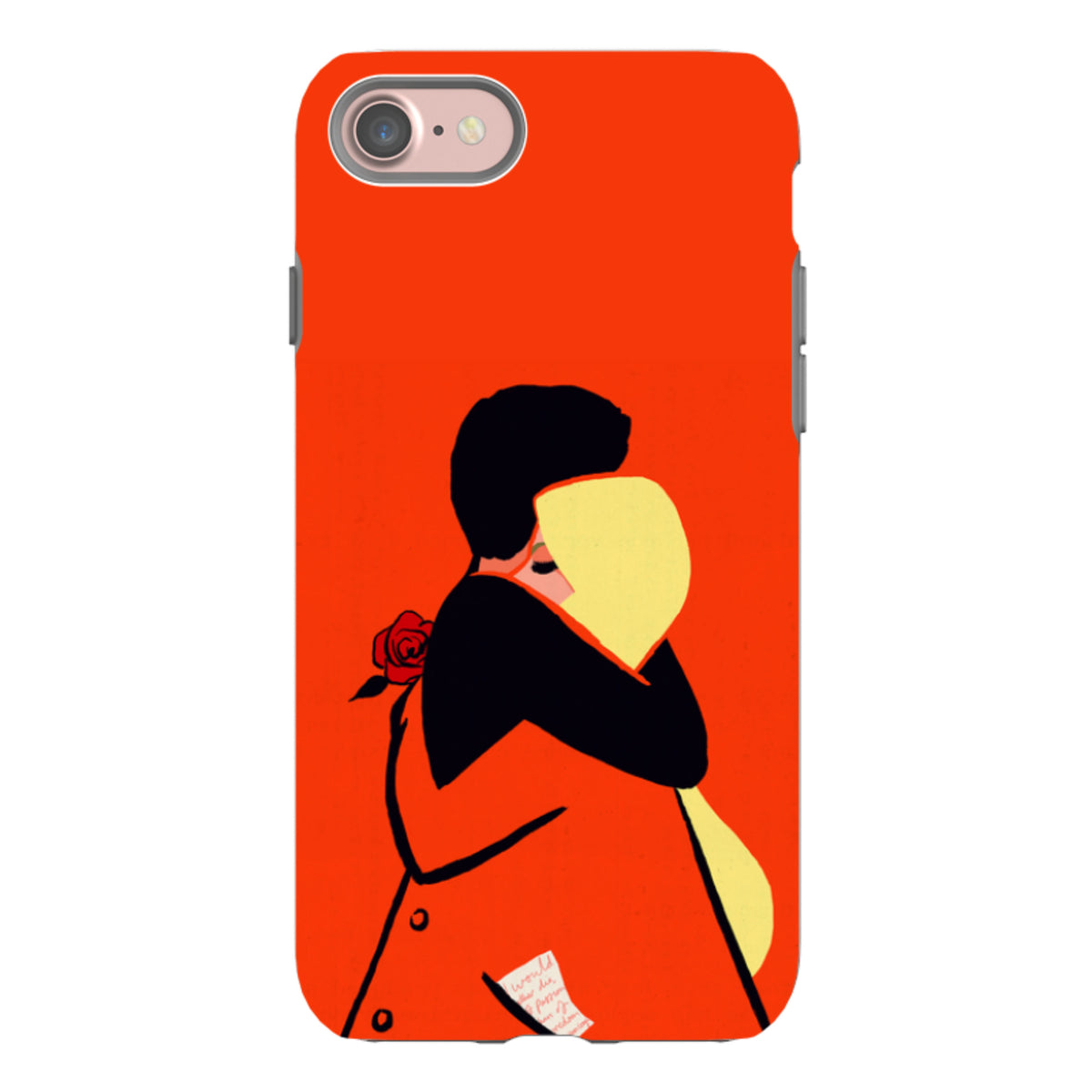 iPhone Tough Case - Red Embrace